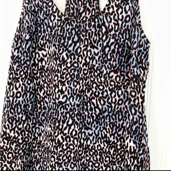 Joie Silk Electric Leopard Drew Racerback Tank Top Blouse Size XS - Picture 4 of 4